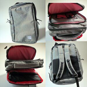 NWT JOURNEYMAN Canvas Backpack Laptop Pouch Travel Business